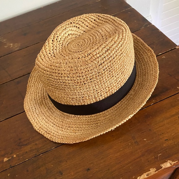 Banana Republic Accessories - BANANA REPUBLIC |  Natural Straw Fedora, women's